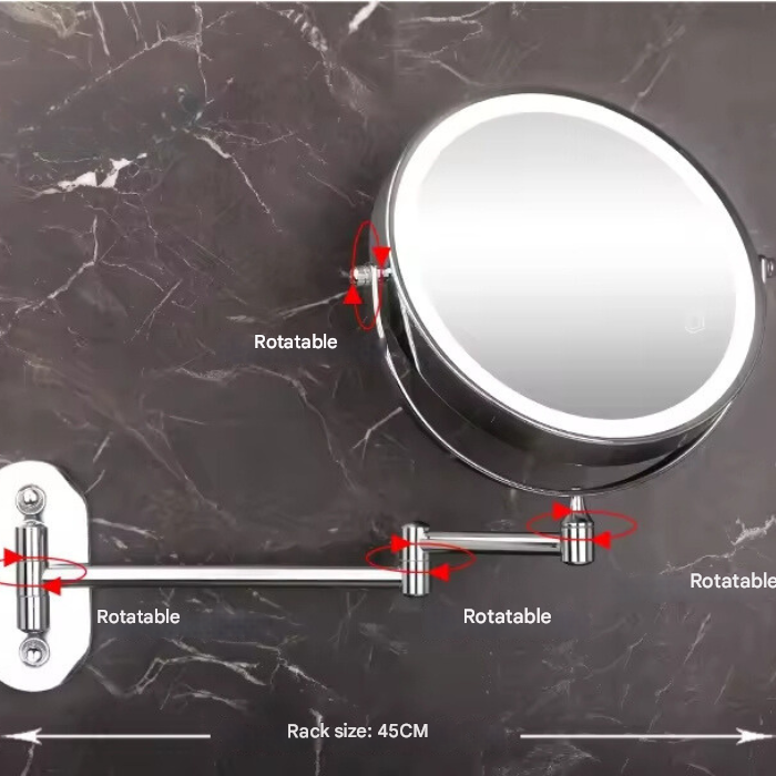 Norvo | Belyst Sminkespeil - LumiAura