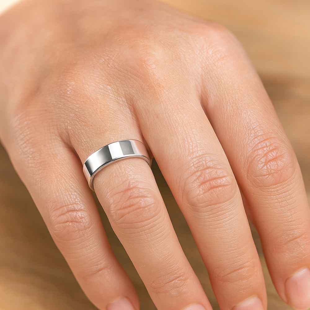 Norvo | Magnetisk Terapi Rustfritt Stål Helbredende Ring