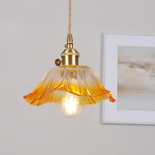 Norvo | Pendant Light Vintage Glass Ceiling Fixture Dining Room Lighting