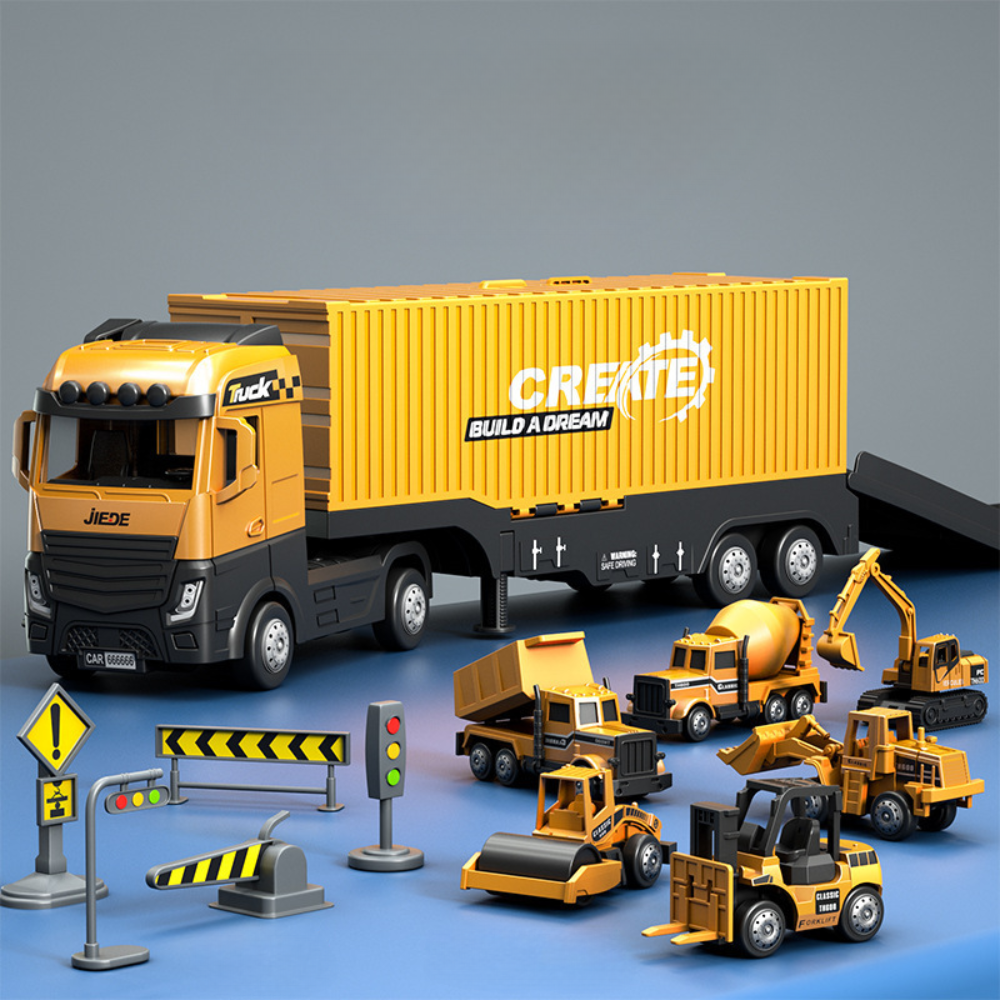 Norvo | Konstruksjonsleketøysett Kranbil Leke Kjøretøy