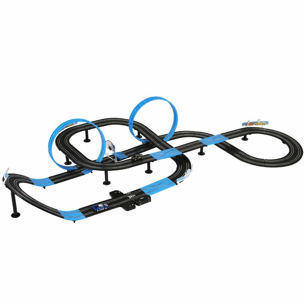 Norvo | Barne Elektrisk Hastighetsbil Zoom Slot Banespill Sett