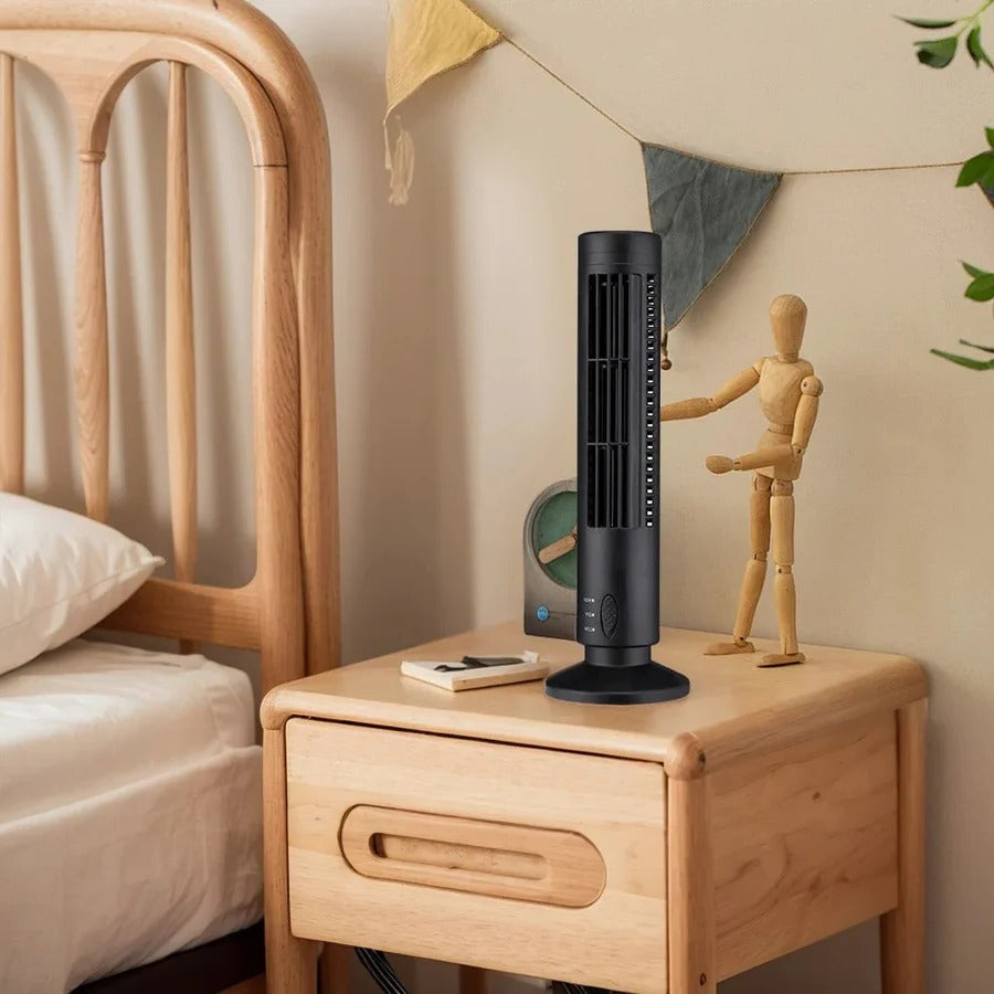 Norvo | Mini skrivebords luftkjøler med USB bladløs kjøling