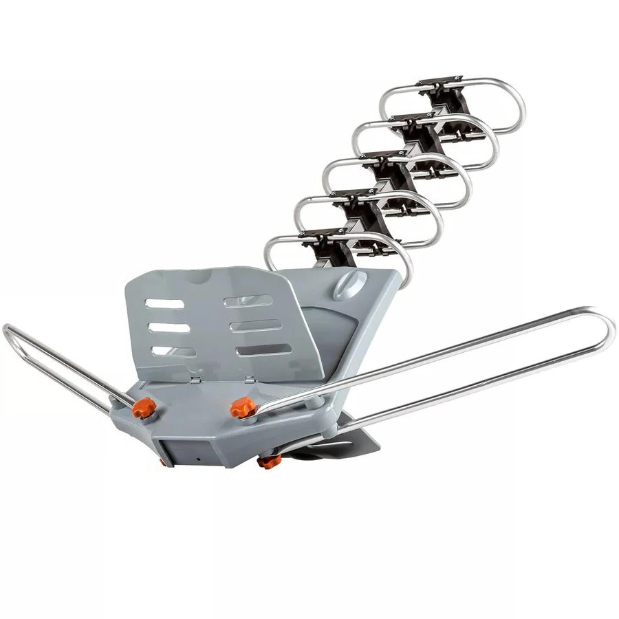 Norvo | Long Range Digital HD TV Antenne med Full 360 Retningsbestemt Motor og Monteringsstang