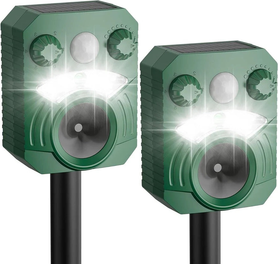 Norvo | Avansert ultrasonisk utendørs katt- og hundskremmer