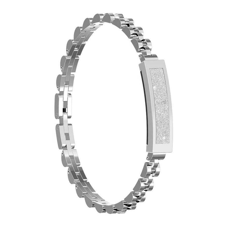 Norvo | Kvinners smart armbånd, kjede stil fitness tracker med hjertefrekvens, søvn og aktivitetsmonitorering