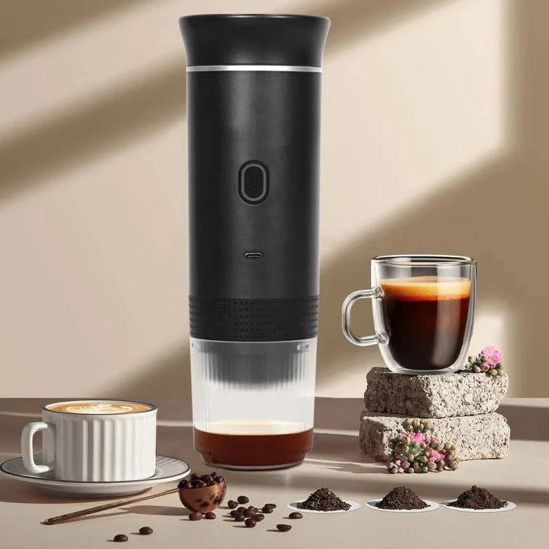 Norvo | Bærbar kaffemaskin Espresso Cappuccino og drypp