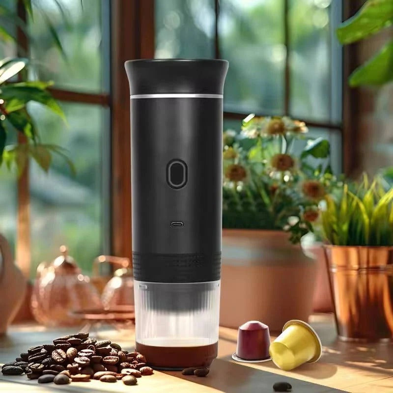 Norvo | Bærbar kaffemaskin Espresso Cappuccino og drypp