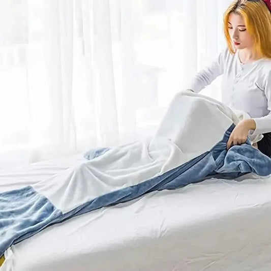 Norvo | Cozy Shark Hettefleece teppe