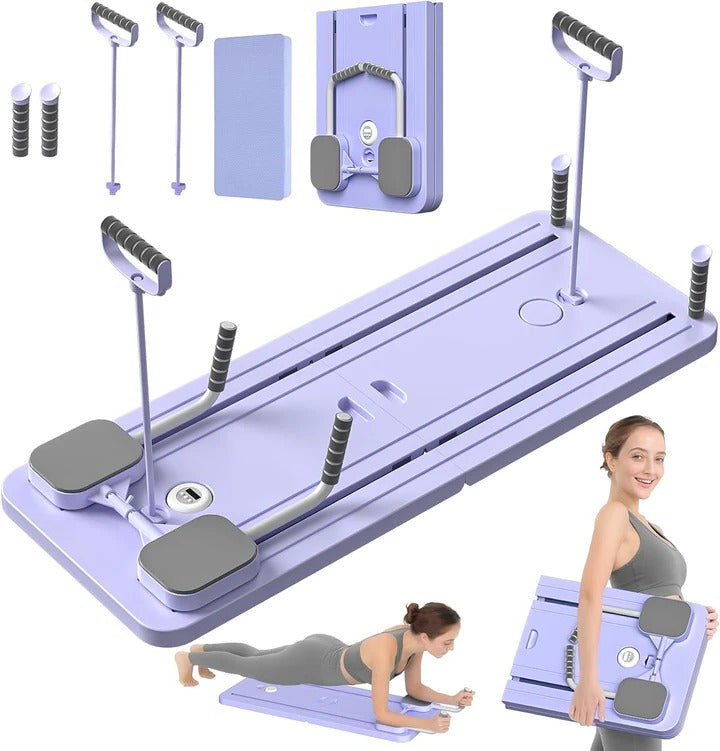 Norvo | HomeStudio Pilates Reformer Board med motstandsbånd