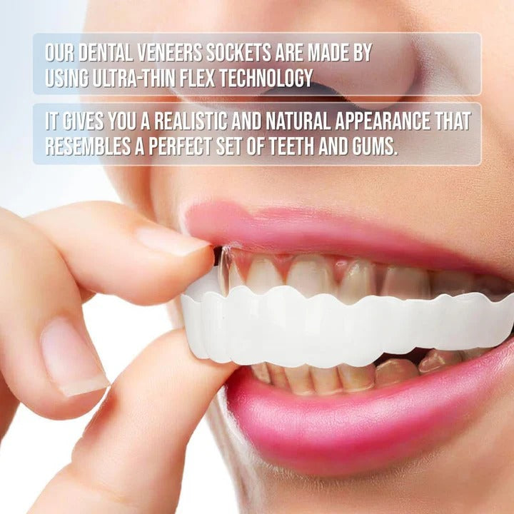 Norvo | Avtagbare Smile Veneers for Øvre og Nedre Tenner