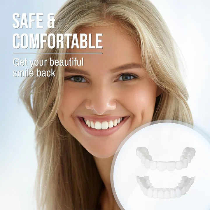 Norvo | Avtagbare Smile Veneers for Øvre og Nedre Tenner