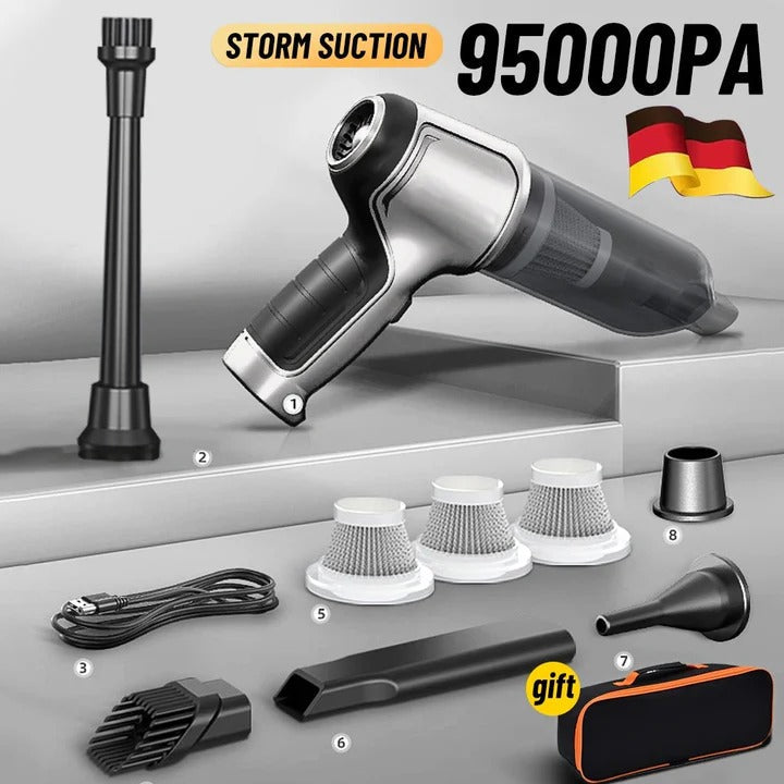 Norvo | Bærbar trådløs støvsuger for rengjøring av bilinteriør