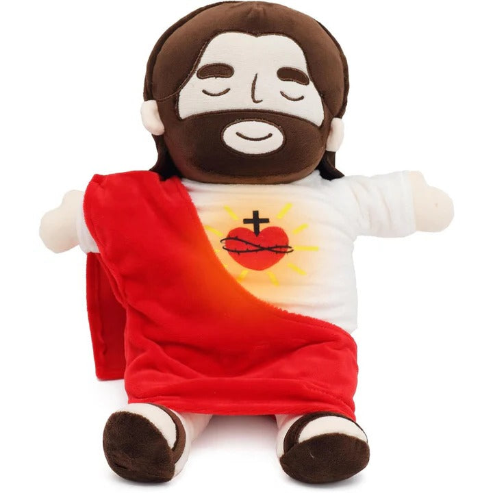 Norvo | Jesus Plush Comfort Doll – Beroligende rytmisk puste leketøy