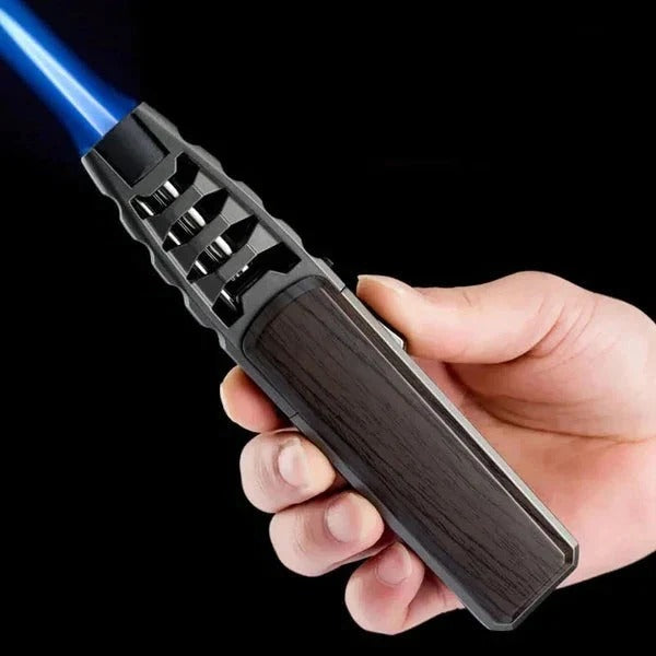 Norvo | Justerbar Flamme Lighter – Blå Flamme for Kjøkken & Utendørsbruk