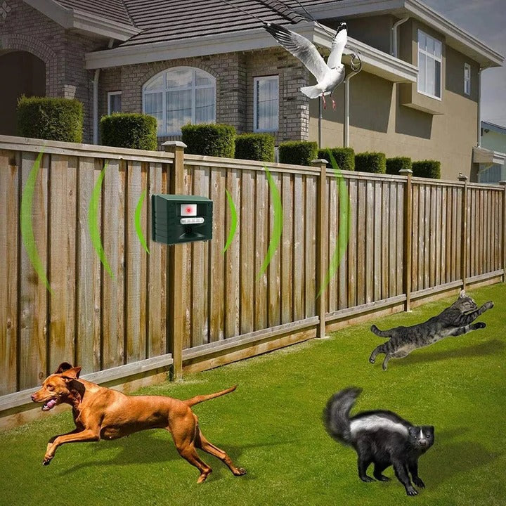 Norvo | Ultralyd fugleskremsel – Soldrevet utendørsenhet for hakkespetter