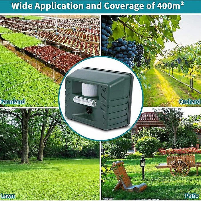 Norvo | Ultralyd fugleskremsel – Soldrevet utendørsenhet for hakkespetter