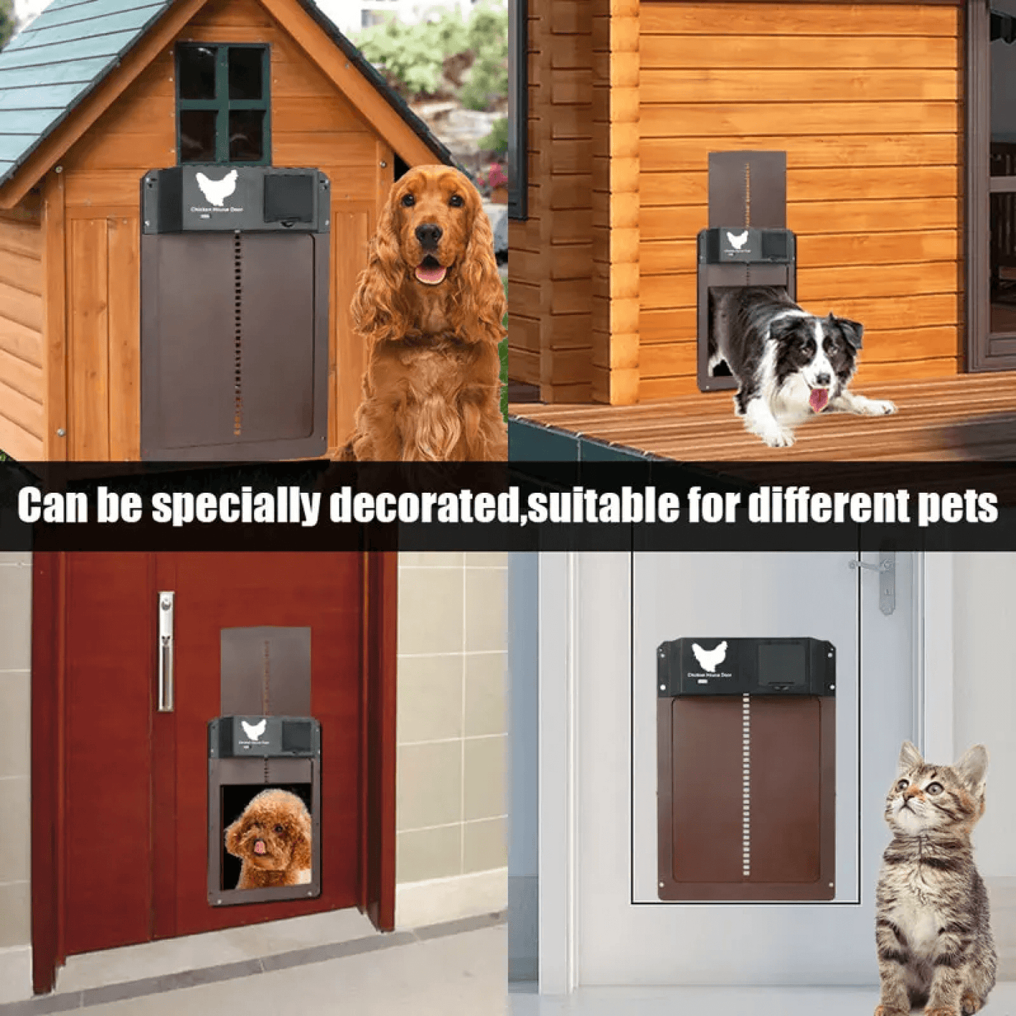 Norvo | Automatisk Kyllingkasse Hønsehus Fugl Døråpner