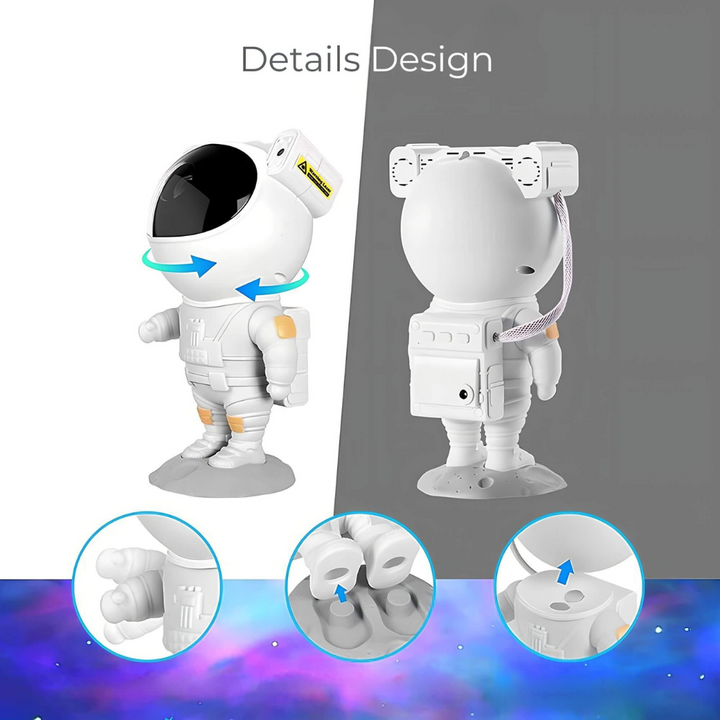 Norvo | Stjerneprosjektor Astronaut Galakse Nattlys