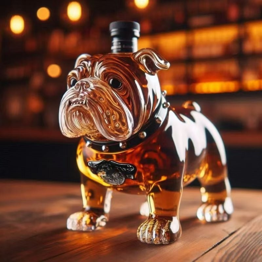 Norvo | Glass Whiskey Karaffel Hund Design