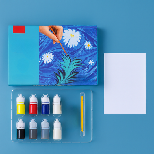 Norvo | Barn Maleri Vann Marmorering Kunstsett