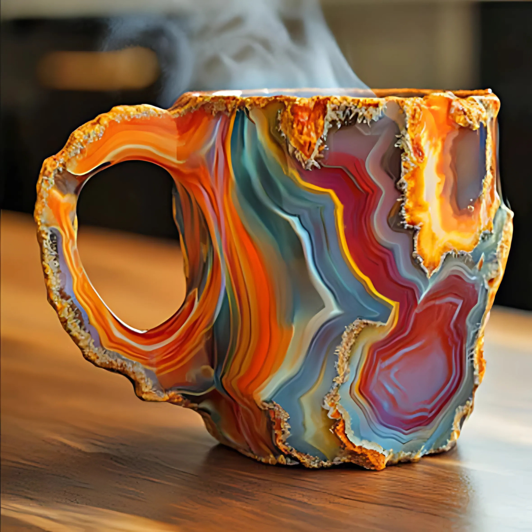 Norvo | Krus Keramisk Krystall Effekt Kaffe