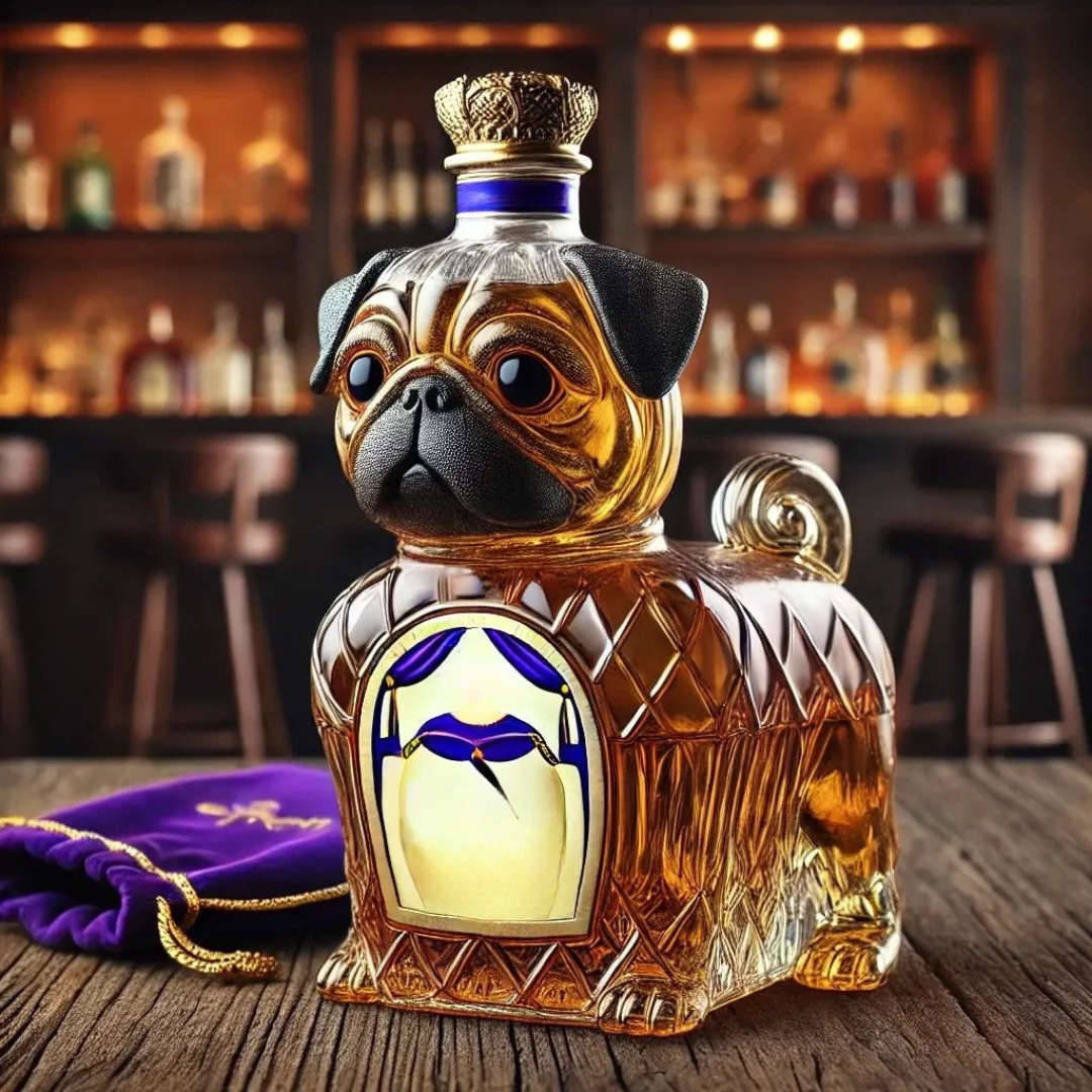 Norvo | Glass Whiskey Karaffel Hund Design