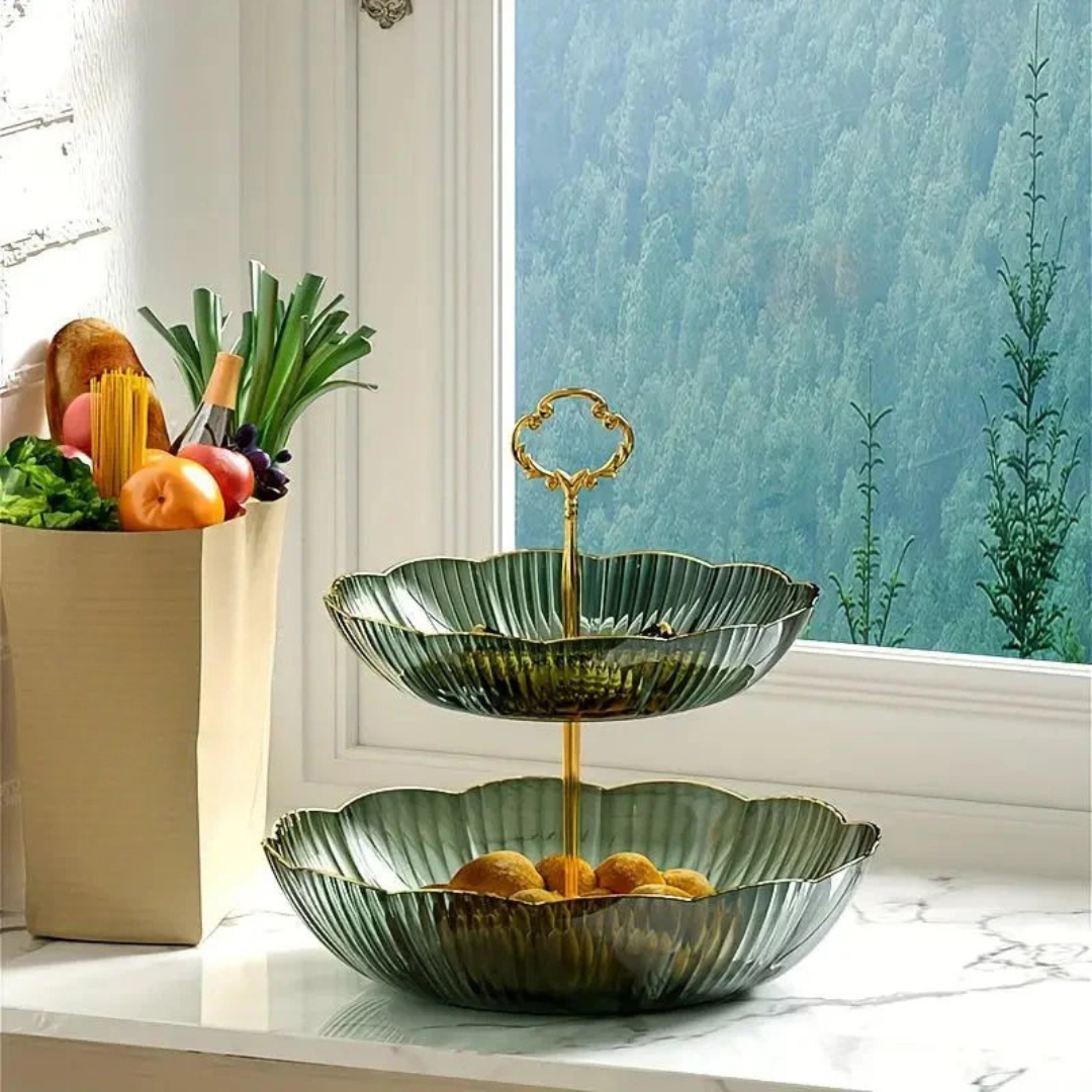 Norvo | Fruktskål Plassbesparende Kjøkkenoppbevaringsstativ