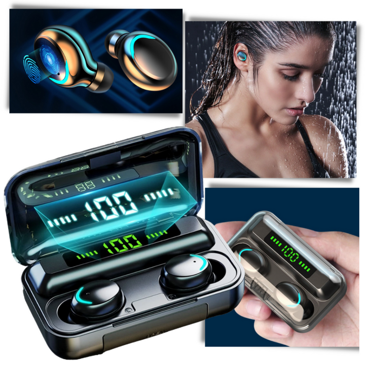 Norvo | Trådløse Bluetooth-hodetelefoner Laderetui