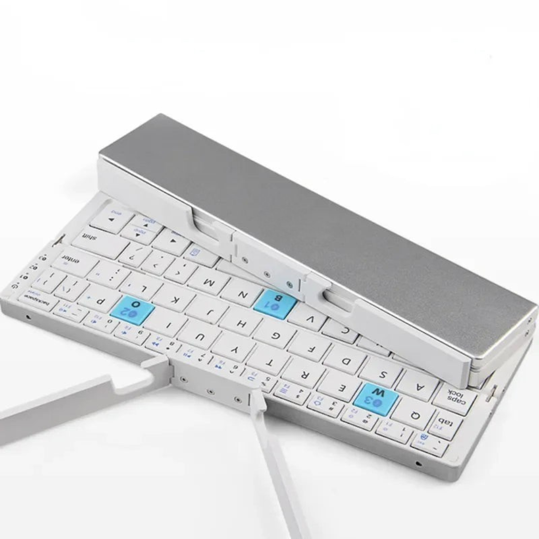 Norvo | Bluetooth-tastatur med stativ for nettbrett-enheter