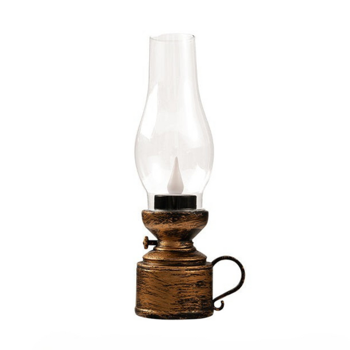 Norvo | LED Bordlampe med Vintage Lantern Stil
