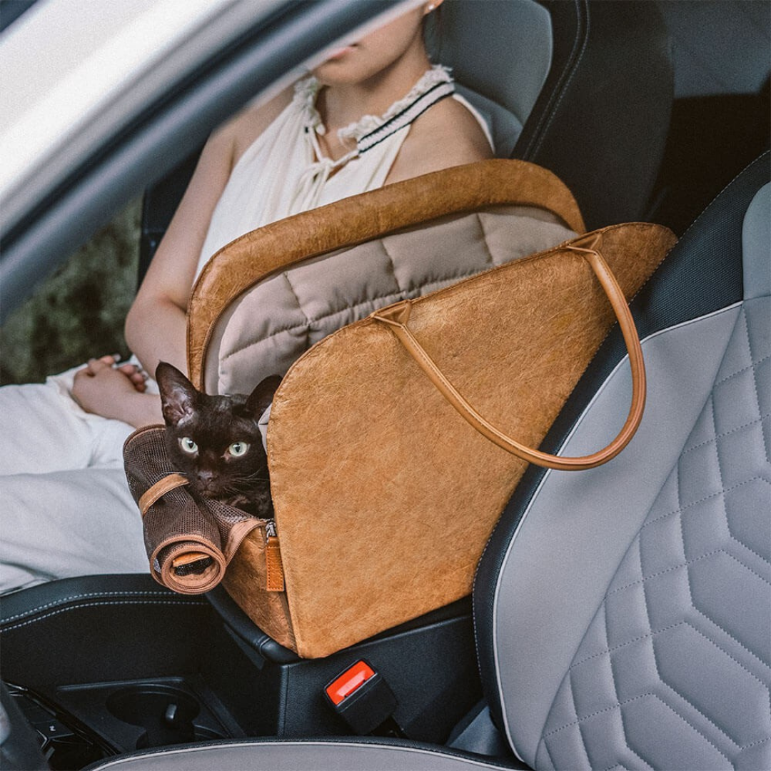 Norvo | Katt- og hundereisepose Bilstol Bærekoffert Miljøvennlig