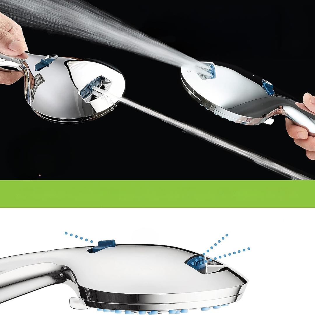 Norvo | Dusjhode Justerbart Høyt Trykk Krom Sett