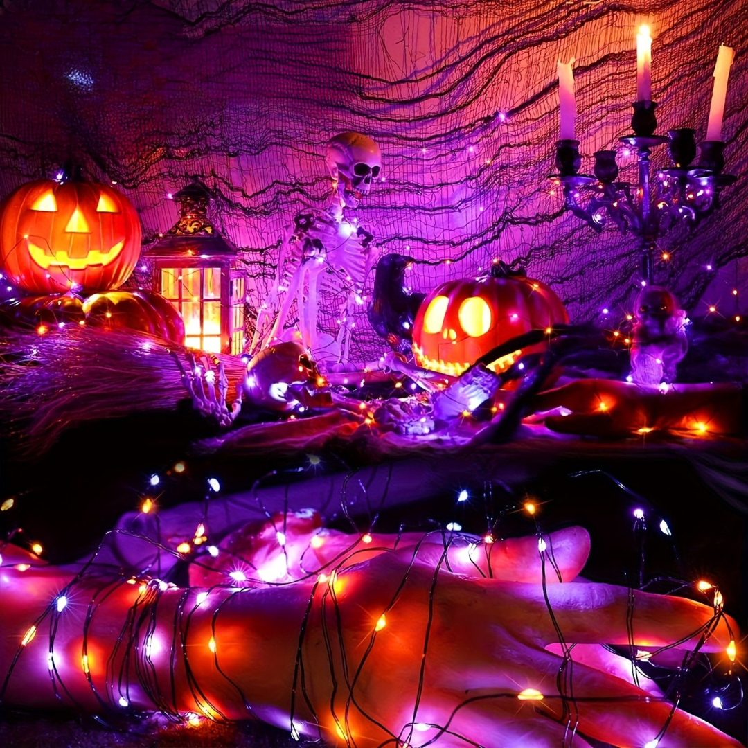 Norvo | Fairy Lights Solar Utendørs Halloween Lyskjede