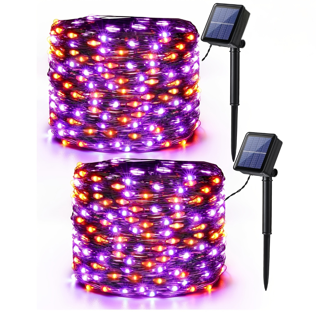 Norvo | Fairy Lights Solar Utendørs Halloween Lyskjede