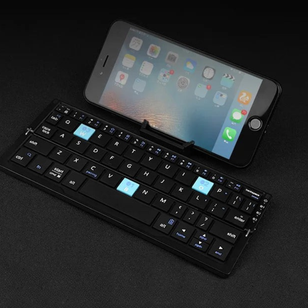 Norvo | Bluetooth-tastatur med stativ for nettbrett-enheter