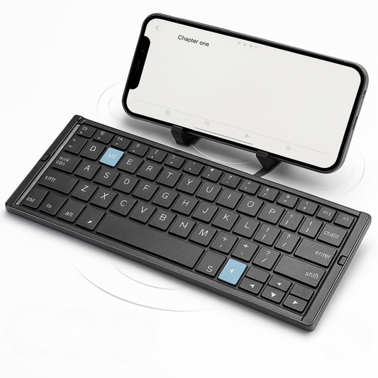 Norvo | Bluetooth-tastatur med stativ for nettbrett-enheter