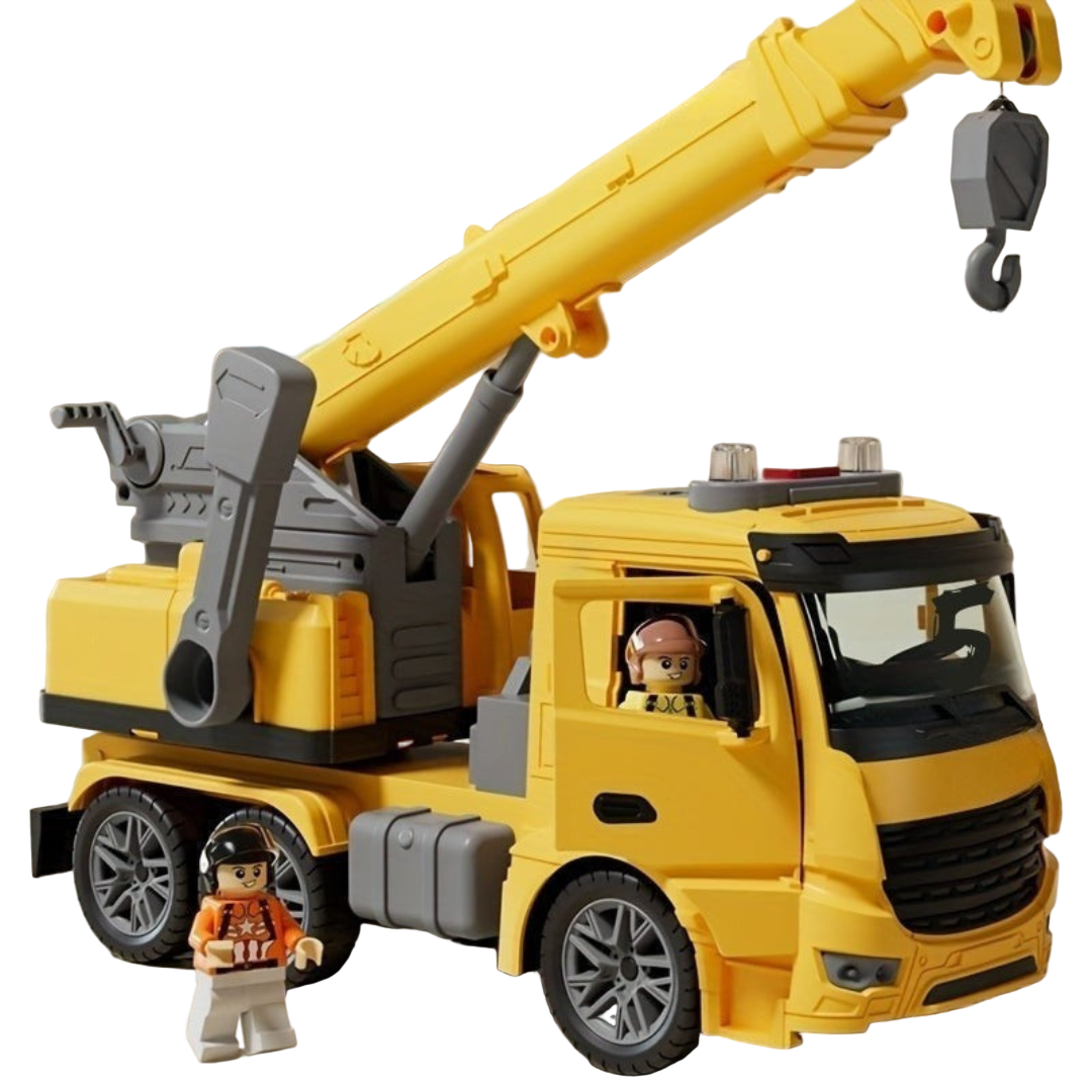 Norvo | Konstruksjonsbil design med fungerende kran og lyd