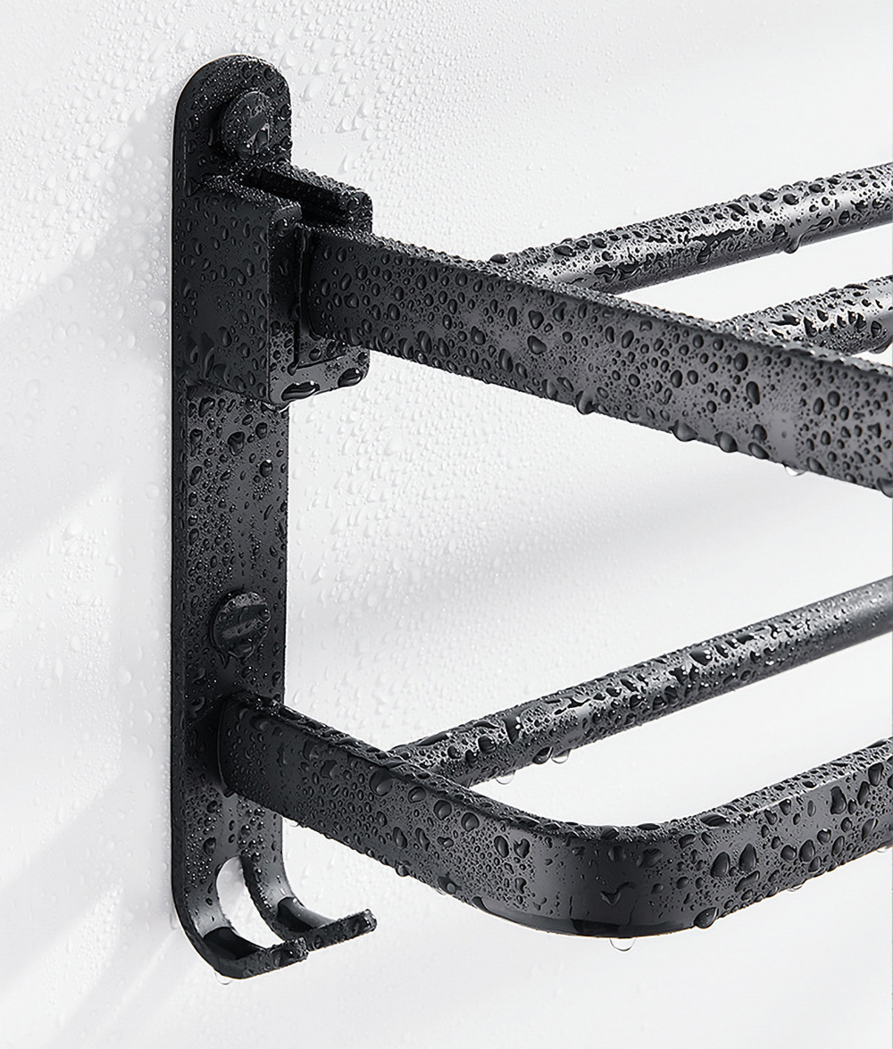 Norvo | Easy Organizer Bad Aluminium Sammenleggbar Håndklestativ