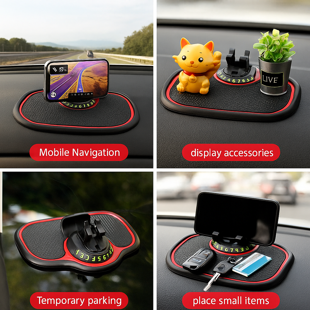 Norvo | Bil Dashboard Klistre Non-Slip Telefon Holder Pad
