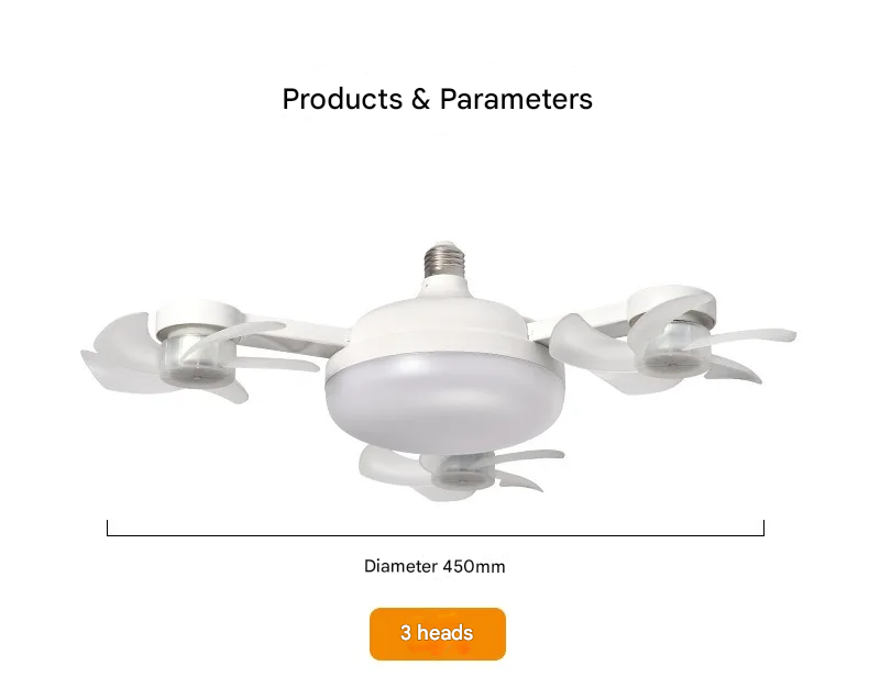 Norvo | Multi Kjøler Rask Tak LED Vifte Lys