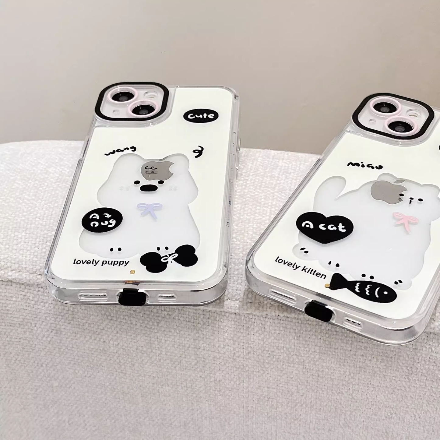 Norvo | Neon Paws Kat elsker Luminous Telefonveske