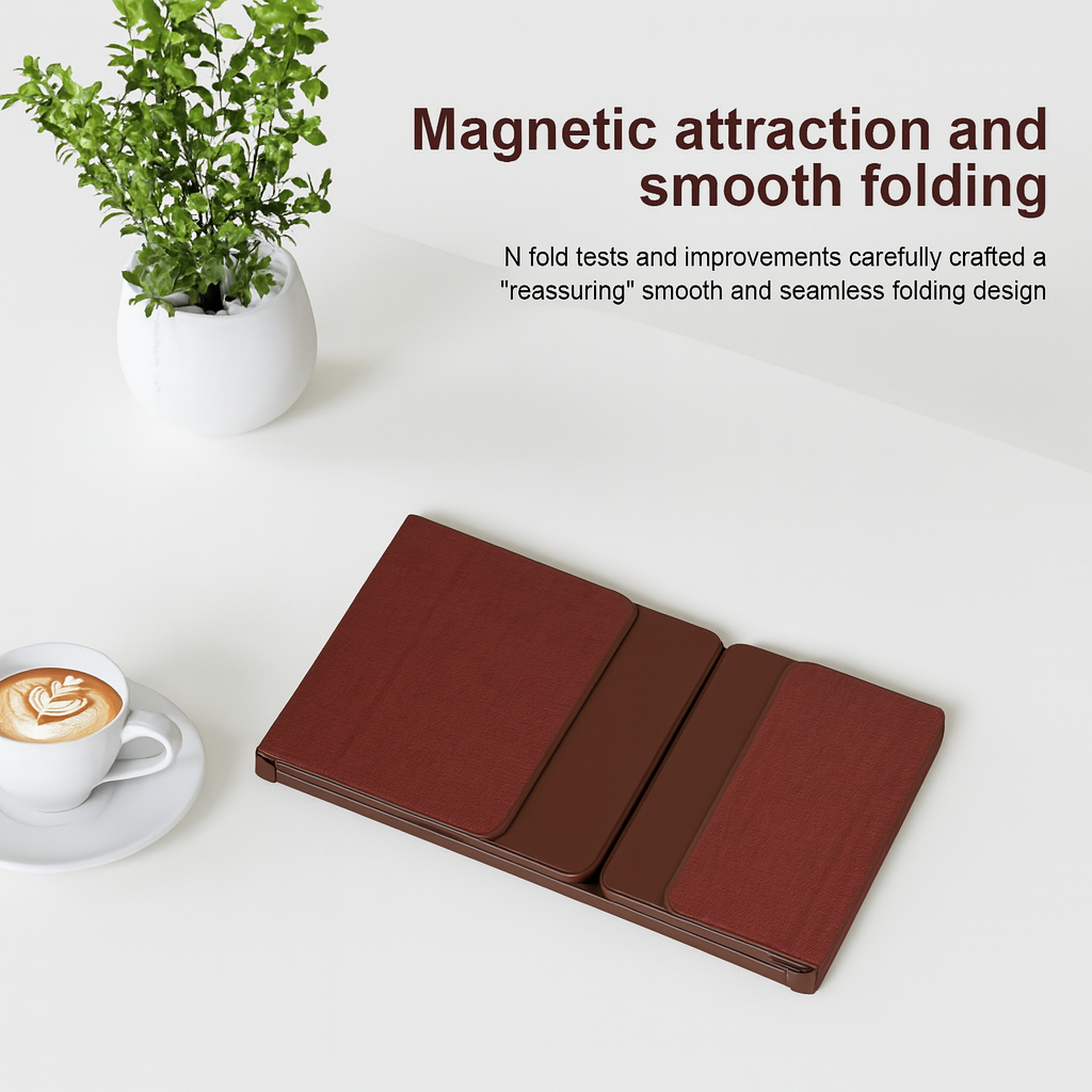 Norvo | Trådløst Bærbart Slim Smart Tri-Fold Bluetooth Tastatur