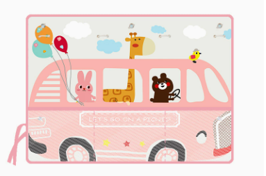 Norvo | Bil solskjerm Biltrekk for barn