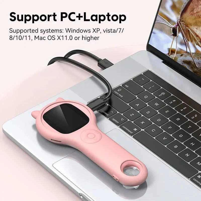 Norvo | CurioScope Micro – Digitalt barns mikroskop med 500x forstørrelse og kamera