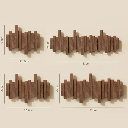 Norvo | piano veggjakke i tre – Praktisk og elegant for å organisere inngangen din
