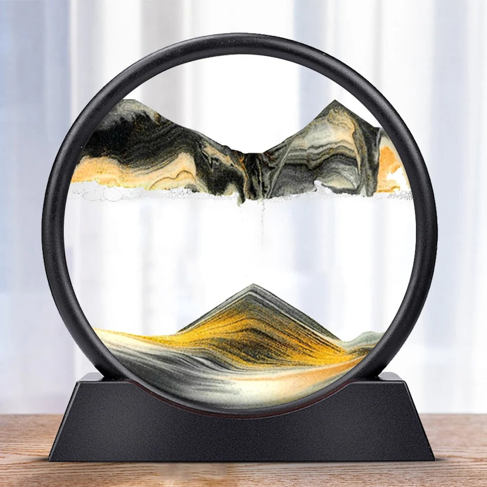 Norvo | Flyttende Sand Kunstskulptur med LED