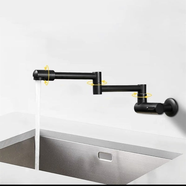 Norvo | Veggmontert sammenleggbart krom grytefyller kran