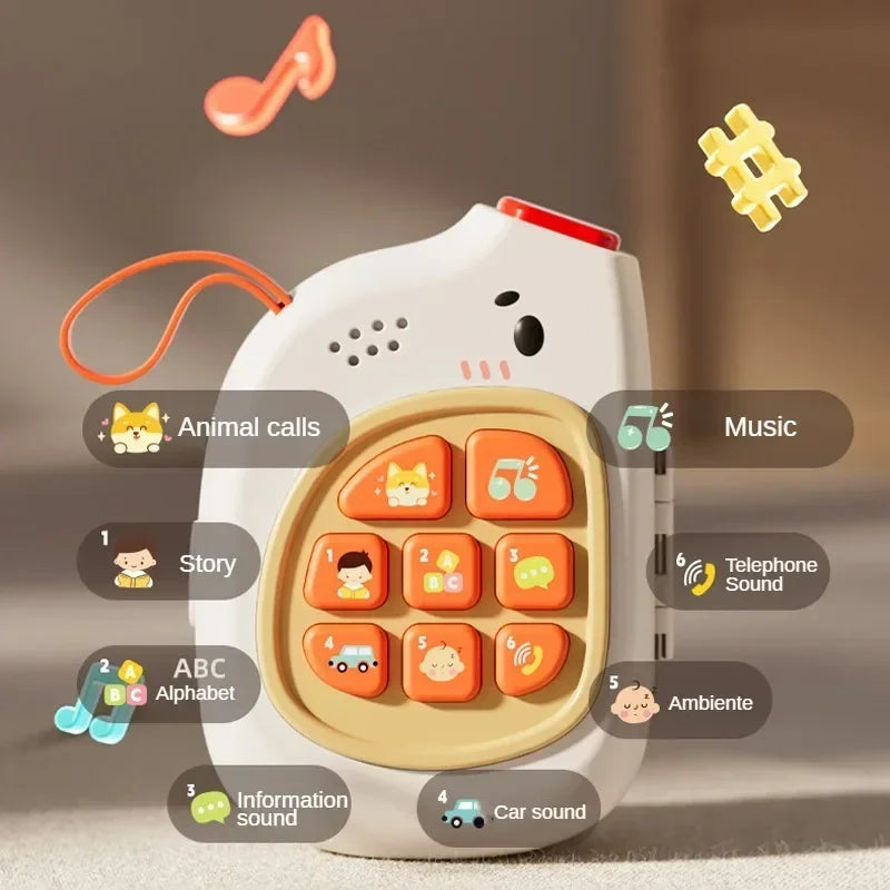 Norvo | Interaktiv Montessori Leketøy | Læringstelefon for Barn med Musikk og Lyder