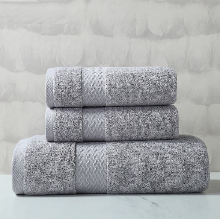 Norvo | 100% egyptisk bomull badehåndkle 70x140cm - grå