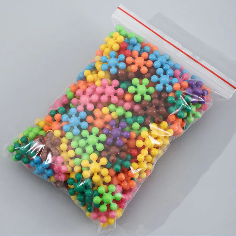 Norvo | Snøfnugg Byggeklosser for Barn – Kreativt Utdanningsleksaksett